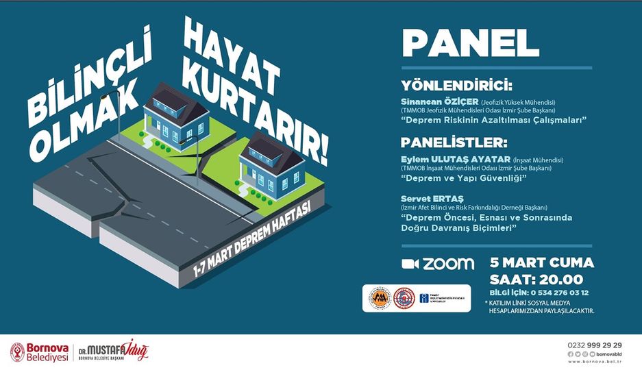 BİLİNÇLİ OLMAK HAYAT KURTARIR DEPREM HAFTASI PANELİ