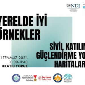 NDI KATILIYORUZ PROGRAMI SİVİL KATILIM YL HARİTASI SUNUMU