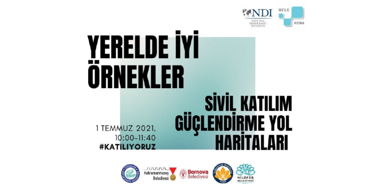 NDI KATILIYORUZ PROGRAMI SİVİL KATILIM YL HARİTASI SUNUMU