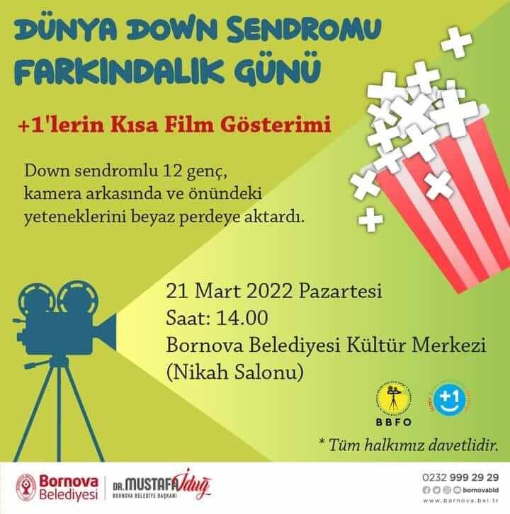 Bornova Belediyesi olarak İzmir Down Sendromu Derneği işbirliği ile düzenlediğimiz “+1 Kısa Film Atölyesi”ni tamamladık.